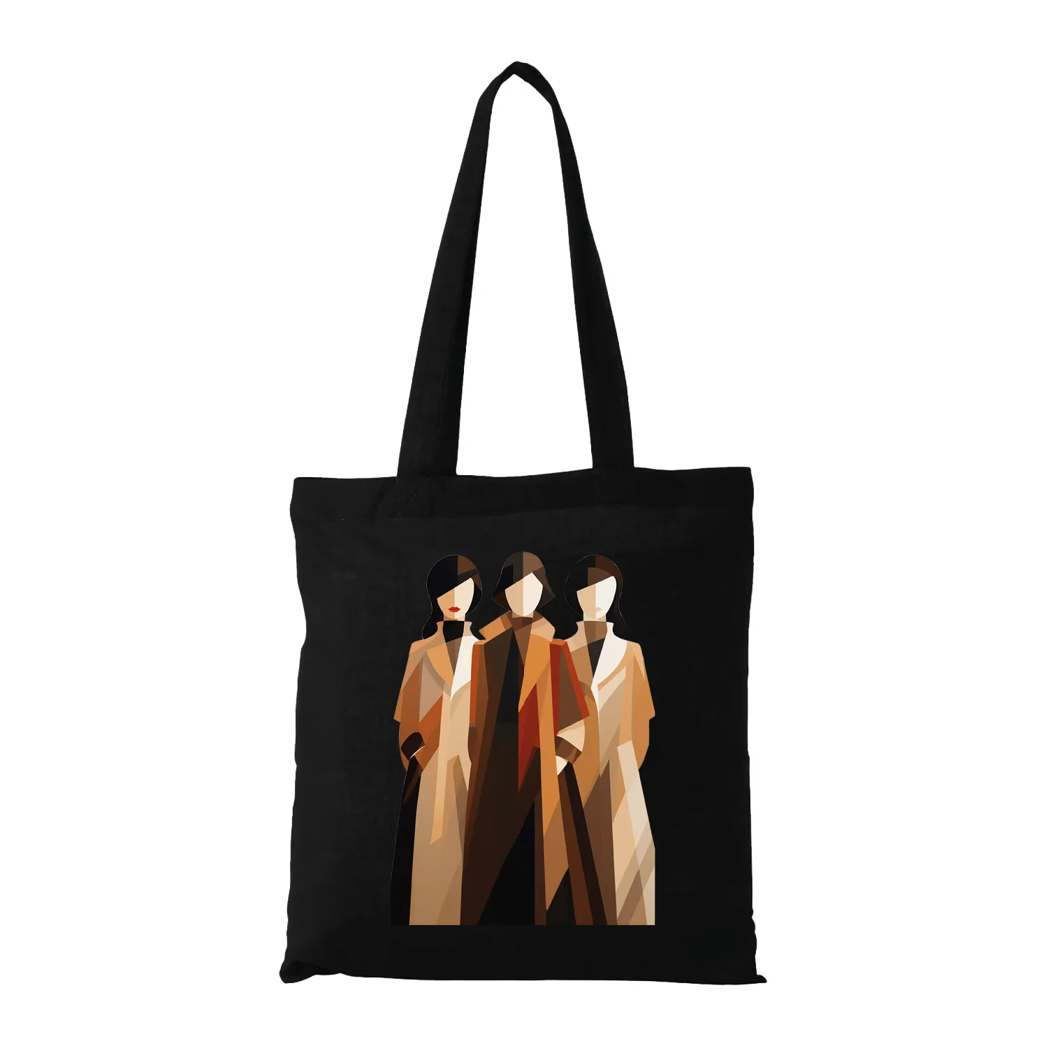 Fashion model black Tote Bag - Image 2