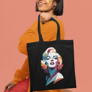 Pop Singer Portrait Tote Bag