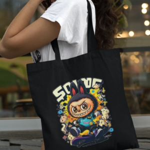 Cute Cartoon Character Tote Bag