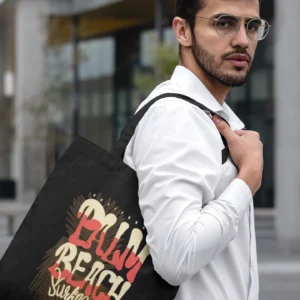 Palm Beach Surfing Tote Bag