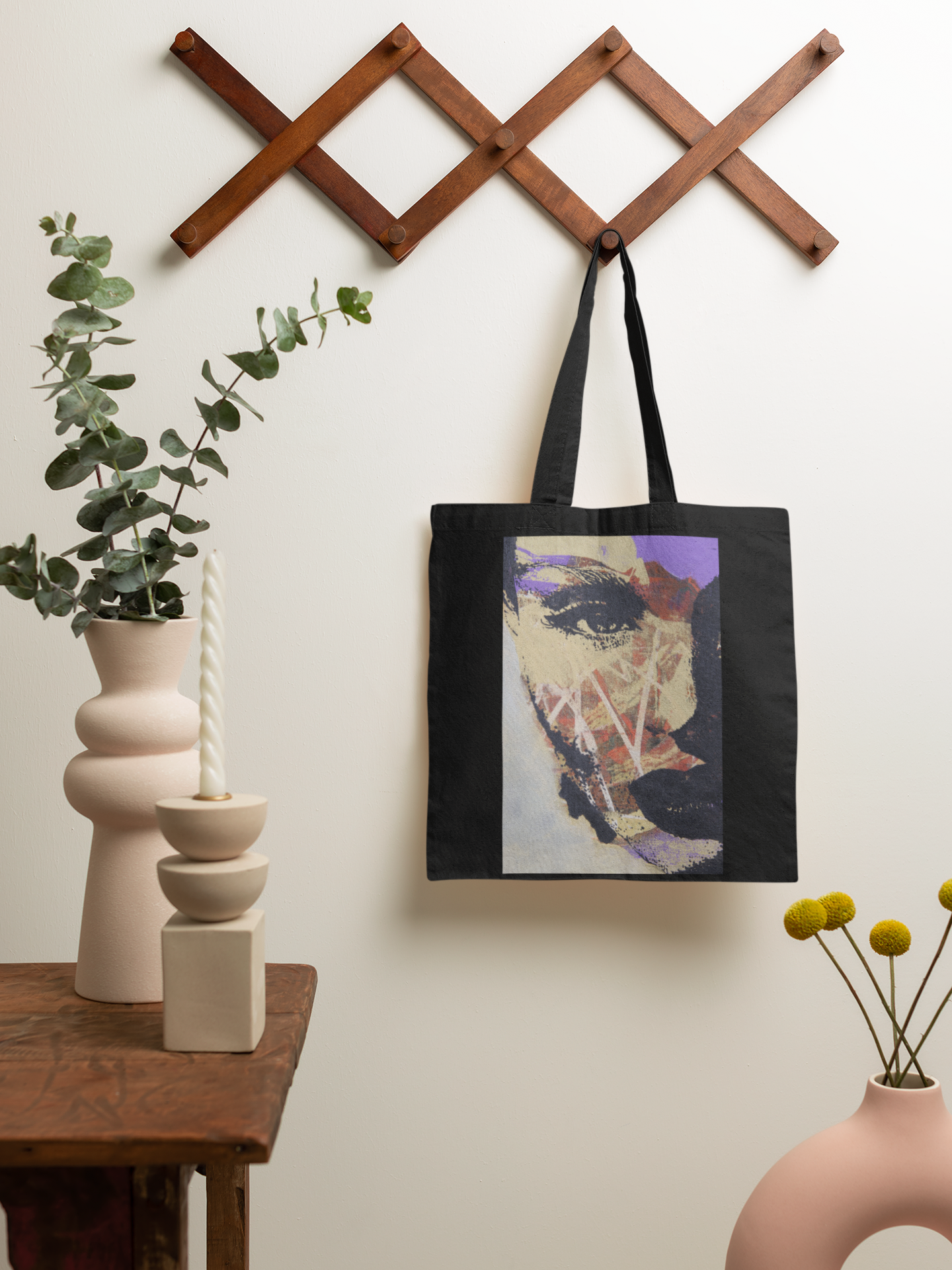 Abstract Art Digiprint Tote Bag